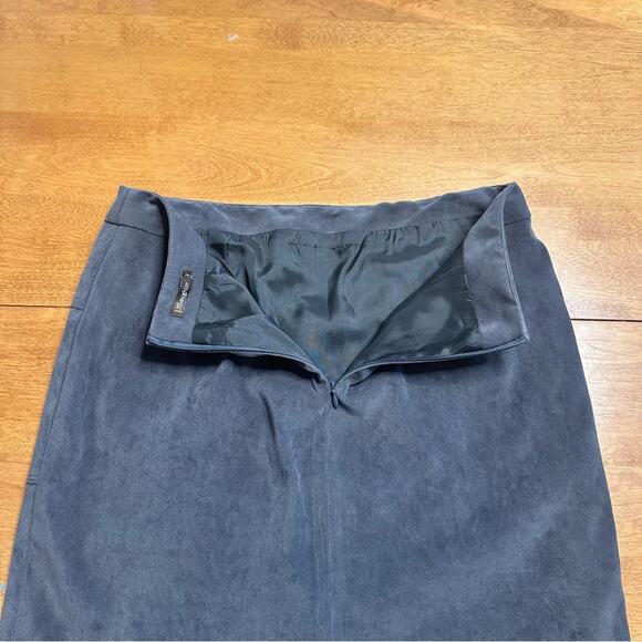 J McLaughlin Women's US 2 Pencil Skirt Soft Suede Mini Office Preppy Workwear - Picture 7 of 12